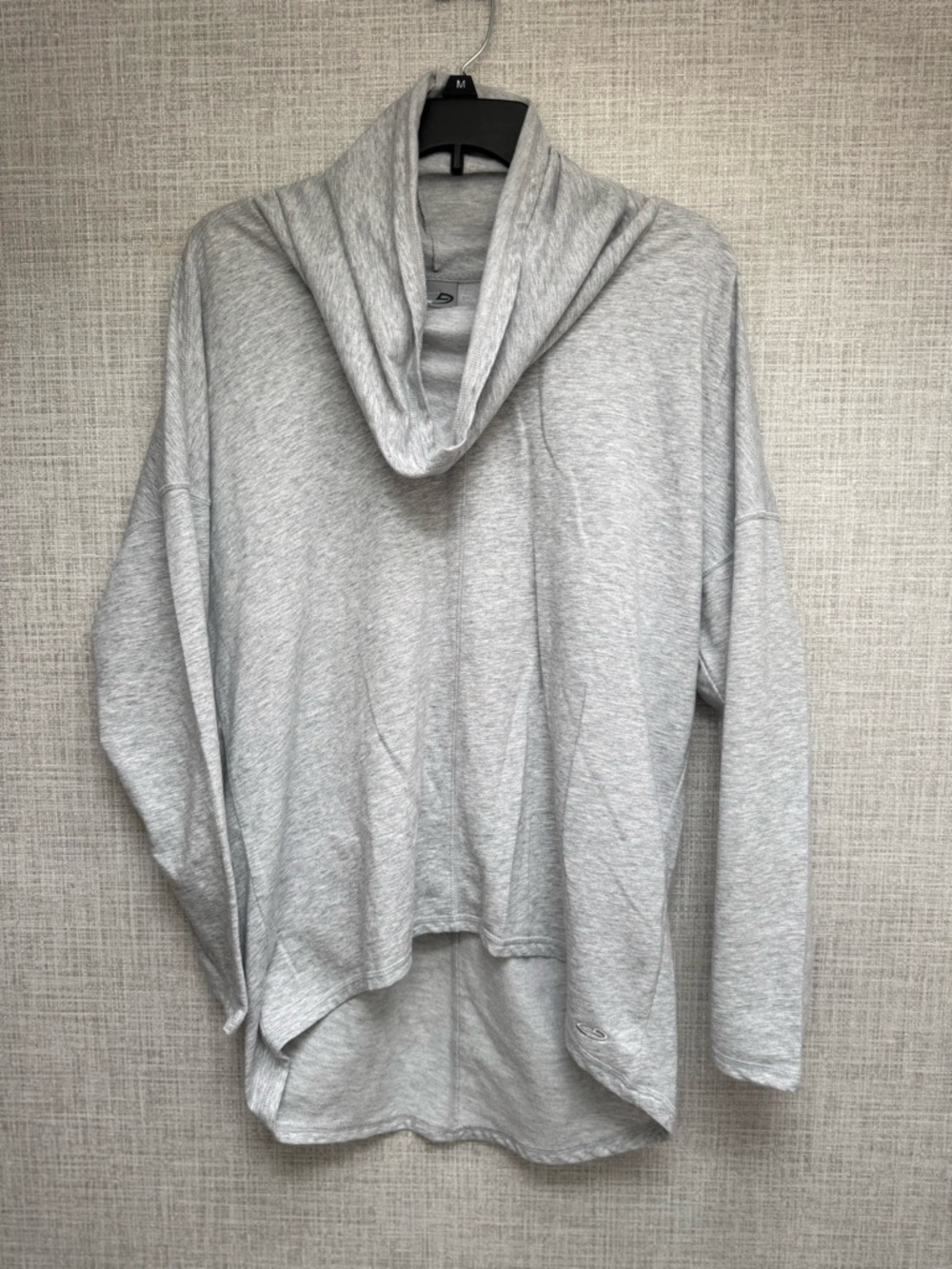C9 by Champion Women’s Grey Cowl Neck Sweater | High-Low Hem | Size S/P